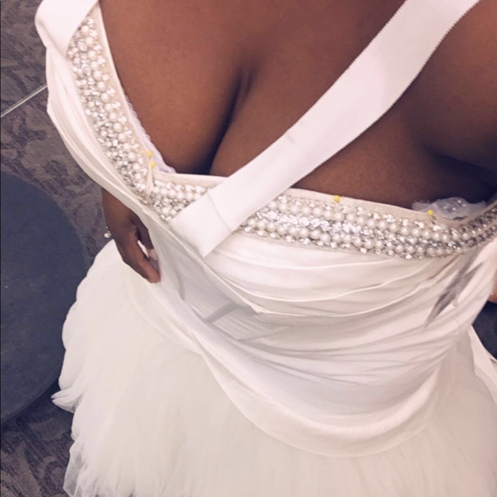 SALE Custom Zac Posen wedding dress